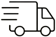 Fast delivery moving truck icon