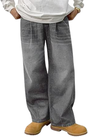 Mens Baggy Jeans for Men Women Y2k Skater Vintage
