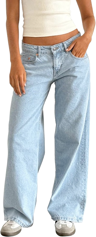 Low Rise Baggy Jeans Loose Fit